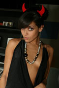 Evil Ivy Black, fully nude!